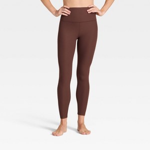 Women's Everyday Soft High-Rise Ribbed 7/8 Leggings - All In Motion™ - 1 of 4