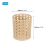 Unique Bargains Plastic Cute Desk Organizer Large-capacity Pencil Holder 3.1x3.1x3.9 Inch 4 Pcs - 2 of 4