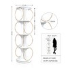 Rotating Bookshelf Tower, 360 Display 4-Tier Rotating Bookcase Storage Rack, Spinning Book Shelf, Revolving Bookcase - 4 of 4