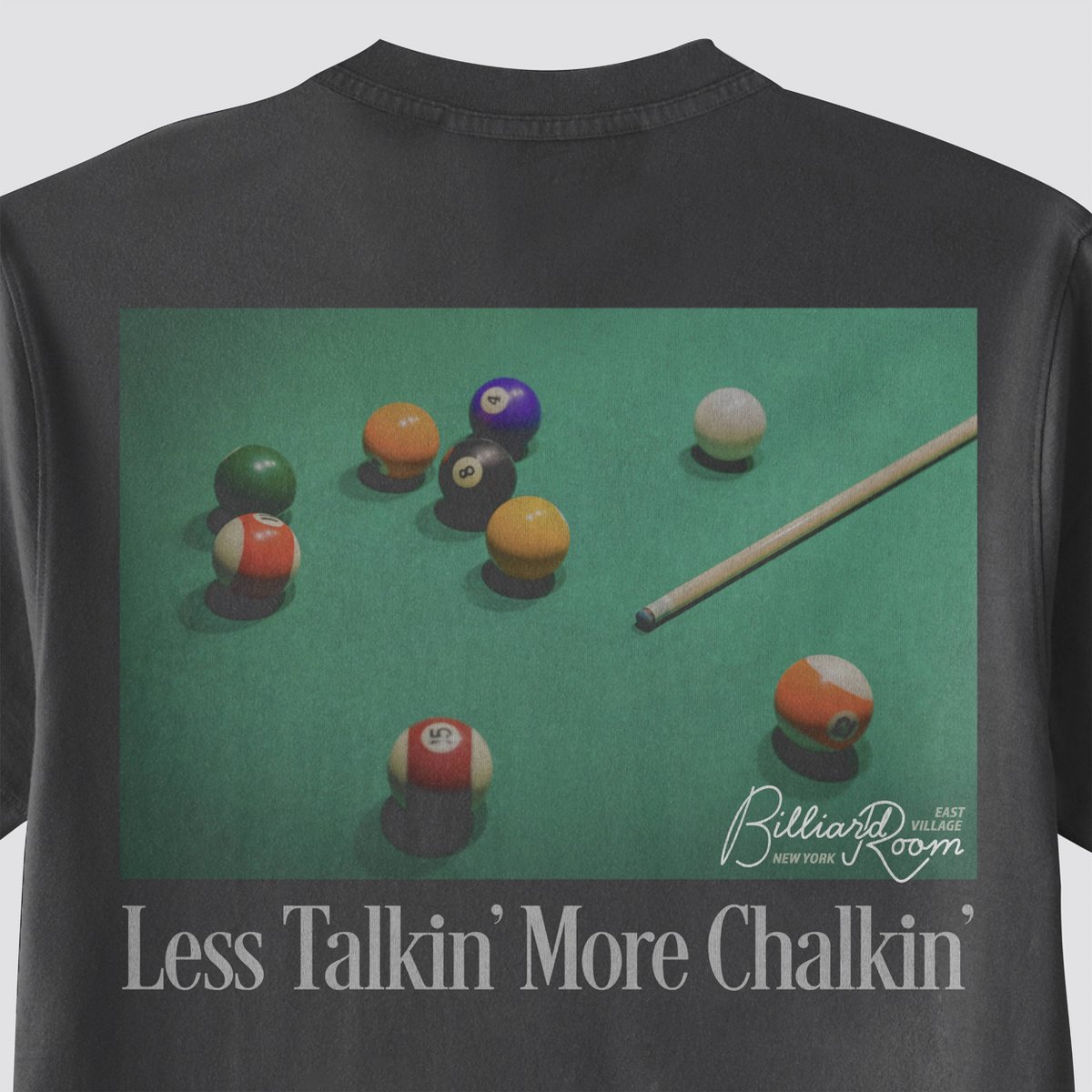 Мужские футболки Special Thanks Men's Billiards Short Sleeve Graphic T-Shirt - Dark Gray S — фото 4
