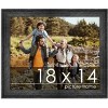 PosterPalooza | 18x14 Wide Barnwood Picture Frame, UV Acrylic, 6 Finishes - Grey, Brown, White, and Black - 2 of 4