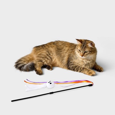 17.5" Ghost Cat Wand Teaser Toy - Boots & Barkley™
