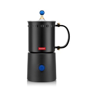 Bodum OTTONI 8oz Electric Milk Frother Stainless Steel Black - 1 of 3