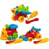 Take Apart Toys Set - Airplane, Train & Racing Car, STEM Educational Construction Toy for Boys & Girls Ages 3-6+, Great Gift Idea - 2 of 4