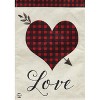 Love Heart Valentine's Day Burlap House Flag 28" x 40" Everyday Love Briarwood Lane - 3 of 4