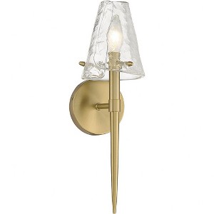 Savoy House Shellbourne 1 - Light Wall Light in  Warm Brass - 1 of 1