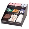 Vertiflex Commercial Grade Horizontal Condiment Organizer, 9 Compartments, 12 x 16 x 7.5, Black - image 4 of 4