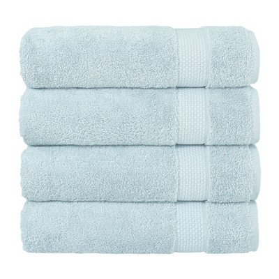 Linum Home Textiles 100% AEGEAN Long Staple Turkish Cotton STARLIGHT Terry Bath Towels (Set of 4)