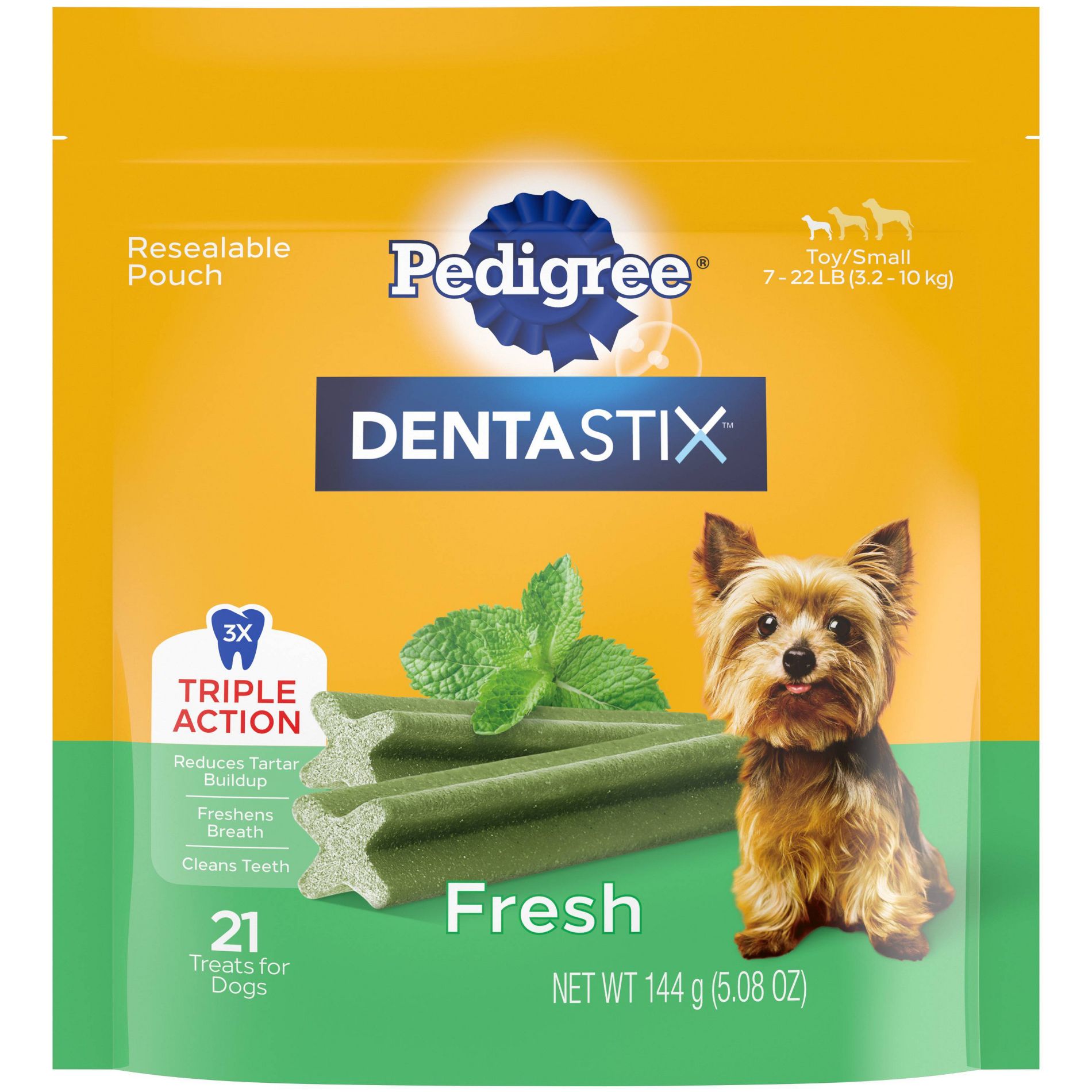 Pedigree Dentastix Dental Dog Treats with Peppermint for Small Dog