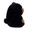 Aurora Mini Cuddles Black Bear Rolly Pet Round Stuffed Animal Black 5" - 3 of 4