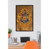 Harry Potter - Hogwarts Crest Framed Poster Trends International : Target