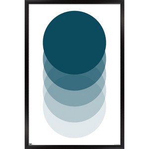 Trends International Tina Lavoie - Blue Sunrise II Framed Wall Poster Prints - 1 of 4