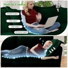 SKRAN 49" Oversized Armchair,Upholstered Comfy Corduroy Couch Chair with 2 Large Soft Pillows,for Living Room Bedroom Apartment (Green, 1 Seat) - 4 of 4