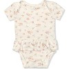 Nannette Girl's 4 Pack Coordinates, Babys Bodysuit Creeper, Jacket and Pants with Headband Set - Tie Dye Pink, Confetti Pink, White / Size 18M - 4 of 4