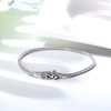 Classic Tennis Bracelet for Women Sterling Silver 2mm Cubic Zirconia Ginger Lyne Collection - 4 of 4