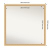 Amanti Art Bethany Non-Beveled Wood Framed Bathroom Vanity Wall Mirror - 3 of 4