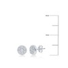 Diamonds D'Argento Sterling Silver, Cluster of Diamonds 5mm Studs - (14 Stones) - Silver - 2 of 3