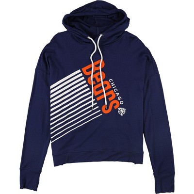 Touch by G-III Womens Chicago Bears Tulip Back Hoodie Sweatshirt