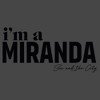 Junior's Women Sex and the City I'm a Miranda Text Racerback Tank Top - 2 of 4