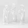 6pc Acrylic Christmas Nativity Scene Figurine Set - Wondershop™ - image 4 of 4