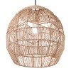 15.5" Xiomara Pendant Light Hemp Brown - River of Goods - 3 of 4