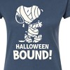 Women's - Peanuts - Halloween Bound Glow Fitted Graphic T-Shirt - 2 of 4