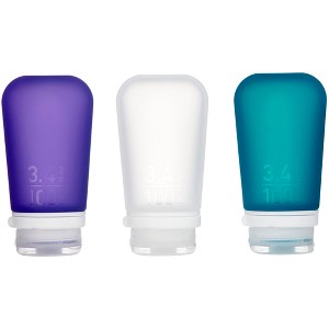 Humangear GoToob+ Soft Silicone Travel Bottle 3-Pack - 1 of 1