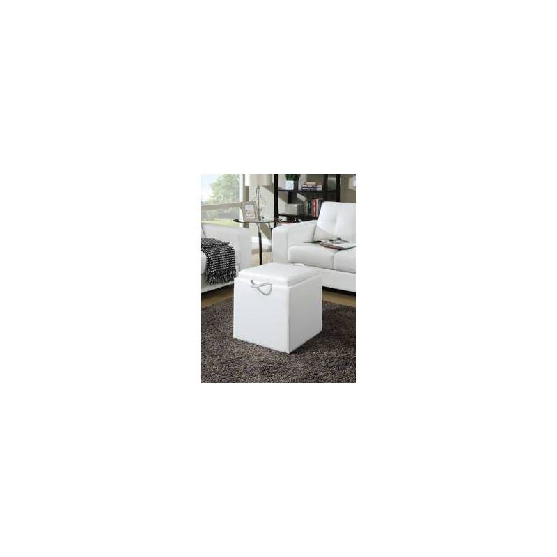 Designs4Comfort Park Avenue Single Ottoman with Stool and Reversible Tray - Breighton Home, 4 of 6