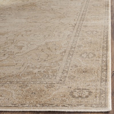 Elegant Stone & Wool 24" Vintage-Inspired Area Rug
