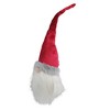 Northlight Glittered Santa Gnome Head Christmas Decoration - 14" - Red and White - 2 of 2