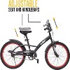 Mobo Malibu 20" Kids' Beach Bike - Black - 2 of 4