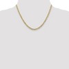 Black Bow Jewelry 10k Yellow Gold 3.75mm Solid Concave Anchor Chain Necklace - 2 of 4
