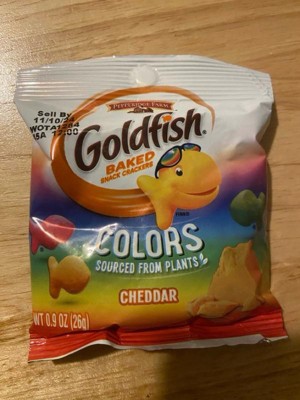 Pepperidge Farm Goldfish Colors Cheddar Crackers : Target
