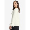 Jessica London Women's Plus Size Lace Cuff Pullover - image 4 of 4