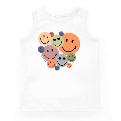 The Juniper Shop SmileyWorld Stacked Smiles Youth Tank Top