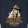 Men's - Yellowstone - I'm The Bigger Bear Graphic Fleece Sweatshirt - 2 of 4