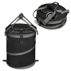 Tirrinia 38L Large Pop-Up Cooler Bag- Insulated Collapsible Cooler with Flat Drink Table, Lightweight Ice Round Cooler for Fishing, Picnics - 1 of 4