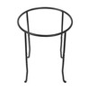 Indoor/Outdoor Patio Iron Ring Plant Stand Black Powder Coat Finish - Achla Designs - 4 of 4