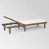Nadine 2pk Acacia Wood Chaise Lounge Set Gray - Christopher Knight Home - 4 of 4