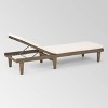 Nadine 2pk Acacia Wood Chaise Lounge Set Gray - Christopher Knight Home - image 4 of 4