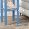FONTOI End Tables with Drawer and Shelf Storage for Living Room Bedroom Functional Accent Furniture for Small Spaces, Blue, 33.1"*13.79"*5.12" - 2 of 4