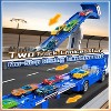 Transport Truck & Track Set with 12 Die-Cast Cars - Dual Race Catapults for Kids Ages 3-7 - 3 of 4