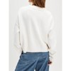 Coolmee Women Casual Long Sleeve Sweaters Oversized V Neck Ribbed Knit Pullover Sweaters Fall Fashion Tops - 3 of 4
