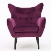 Alyssa New Velvet Armchair - Christopher Knight Home - 2 of 4