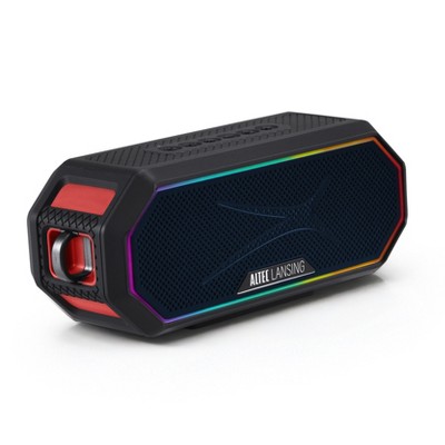 ALTEC LANSING HYDRAJOLT 2.0 Magnetic Bluetooth Speaker - Waterproof, 12W, 16H Battery, LED Lights, USB-C, Voice Assistant