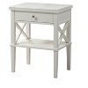 NicBex 28 Inch Wooden Nightstand with Drawer and Open Shelf,Side Table for Bedroom,Living Room - 2 of 4