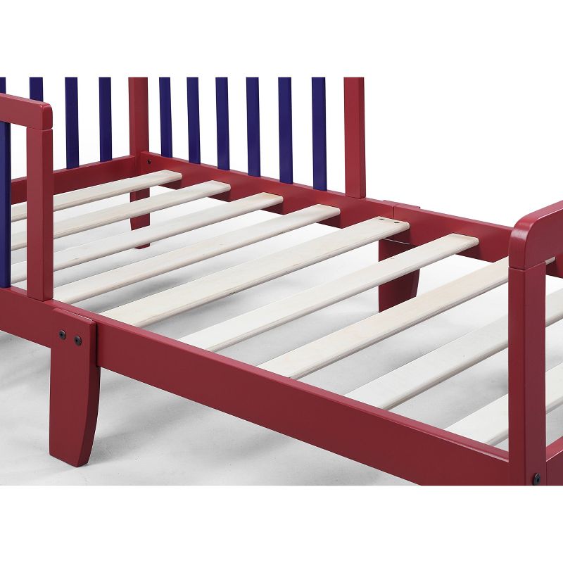 Olive &#38; Opie Twain Toddler Bed - Red/Blue, 5 of 7