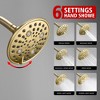 SUMERAIN Tub and Shower Trim Kit, Shower Faucet Set 6 Spray Rain Showerhead and Spout, Brushed Gold - 4 of 4