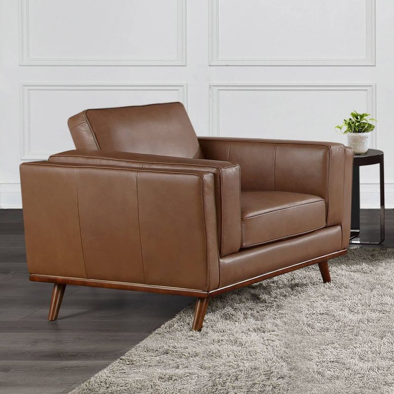 Taverly Leather Chair - Abbyson Living, 3 of 9