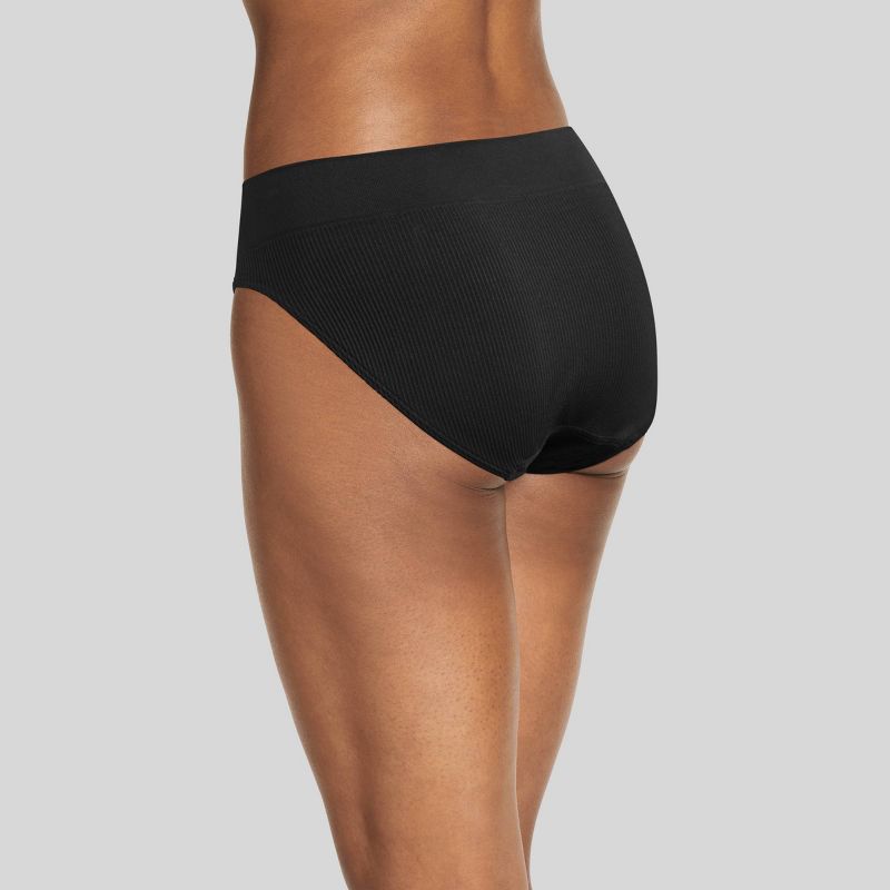 Jockey Generation™ Women's Recycled Seamfree Ribbed Bikini Underwear, 3 of 4